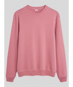 Men’s Pink Garment Dyed Sweatshirt – Soft, Washed & Style-Forward