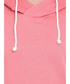 Pink Garment Dyed Hooded Sweat Shirt