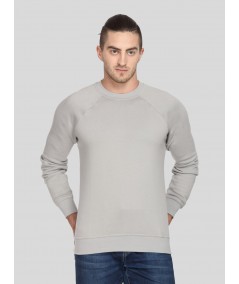 Men’s Grey Fleece Sweatshirt – Classic Style with All-Day Warmth