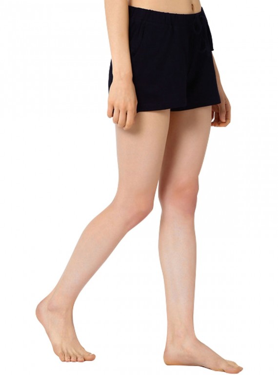 Navy Womens Shorts Boer and Fitch - 3