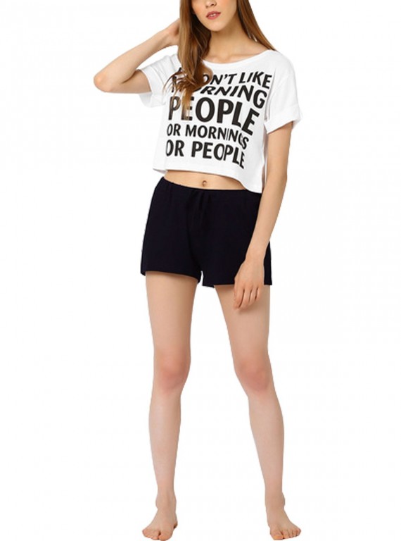Navy Womens Shorts Boer and Fitch - 5