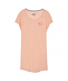 Coral Cap Sleeve Sleepwear Boer and Fitch - 3
