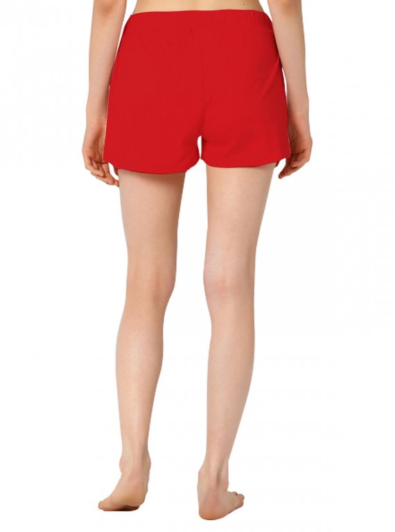 Red Womens Shorts Boer and Fitch - 4