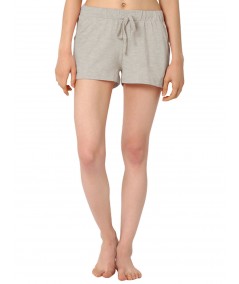 White Melange Womens Shorts Boer and Fitch - 2