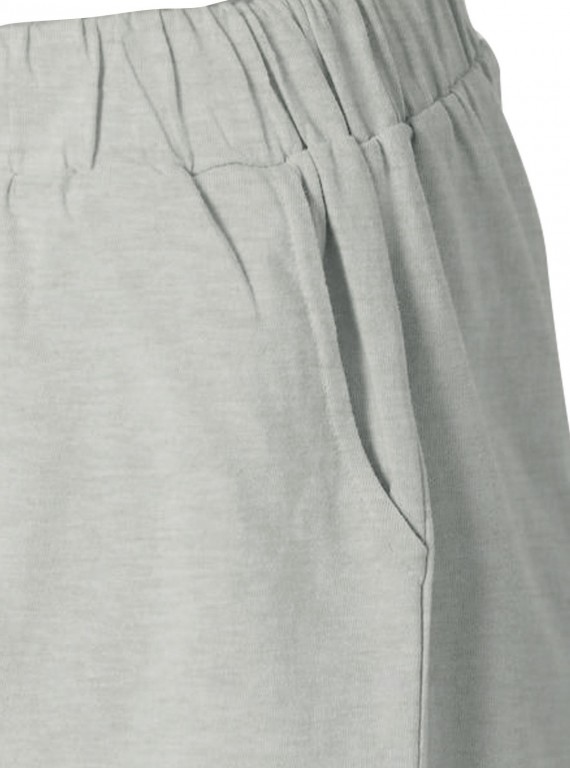 White Melange Womens Shorts Boer and Fitch - 7