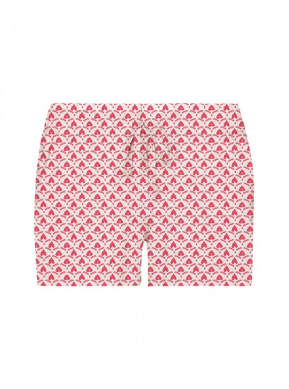 Pink Floral Print Womens Shorts Boer and Fitch - 8