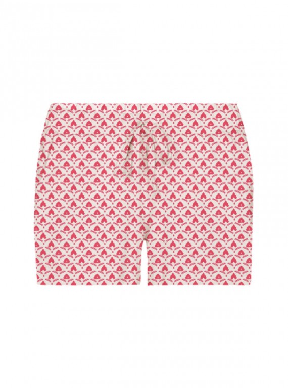 Pink Floral Print Womens Shorts Boer and Fitch - 8
