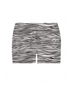 Graphic Zebra Skin Print Womens Shorts Boer and Fitch - 8