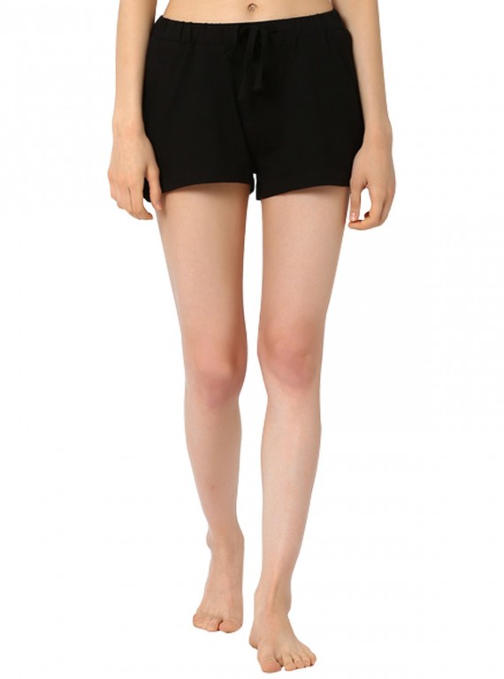 Black Womens Shorts Boer and Fitch - 2