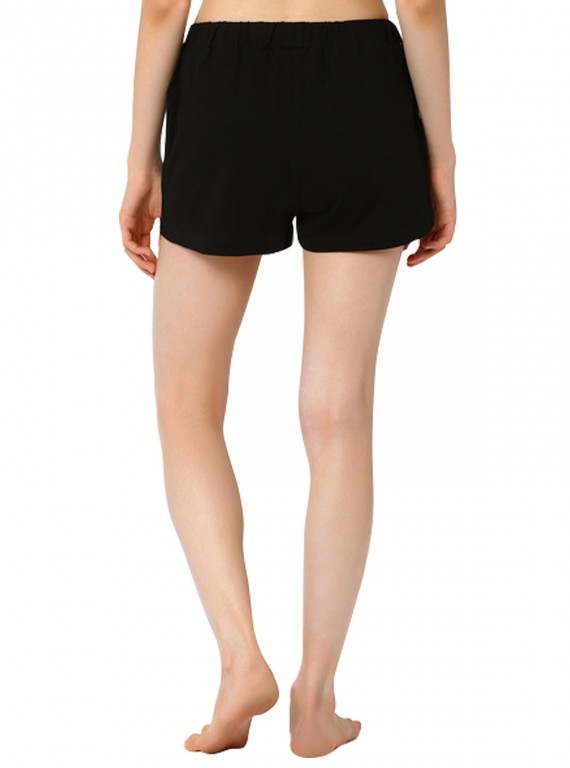 Black Womens Shorts Boer and Fitch - 4