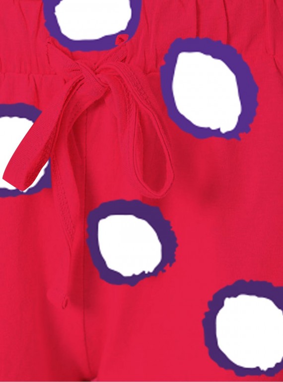 Graphic Fushia Printed Womens Shorts Boer and Fitch - 6