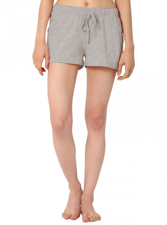 Grey Melange Womens Shorts Boer and Fitch - 3