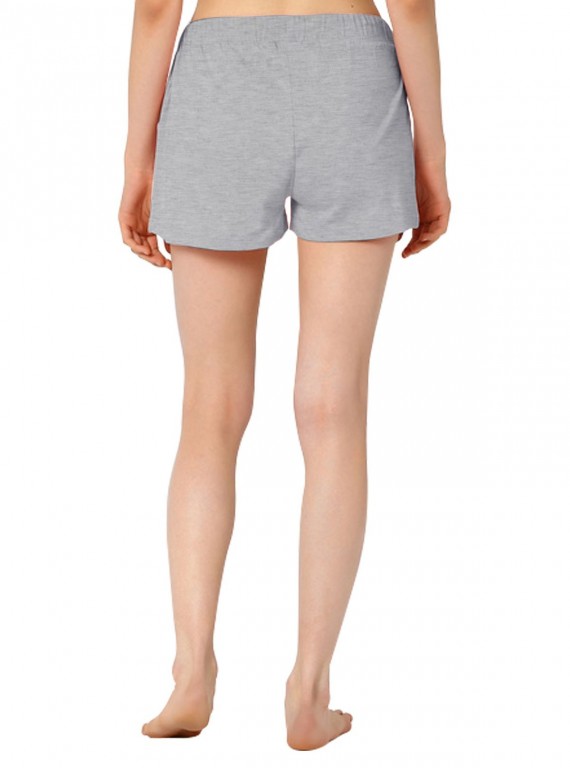 Grey Melange Womens Shorts Boer and Fitch - 4