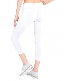 Womens White Capri Boer and Fitch - 3