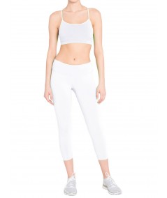 Womens White Capri Boer and Fitch - 5