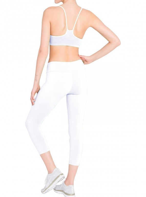 Womens White Capri Boer and Fitch - 6