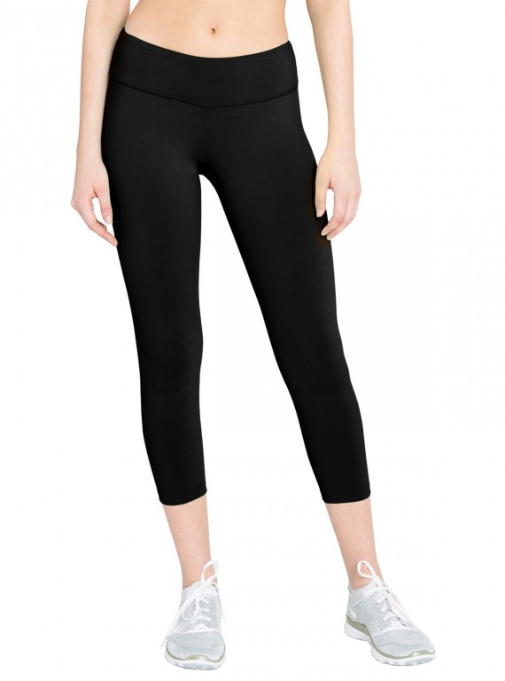 Womens Black Capri Boer and Fitch - 2