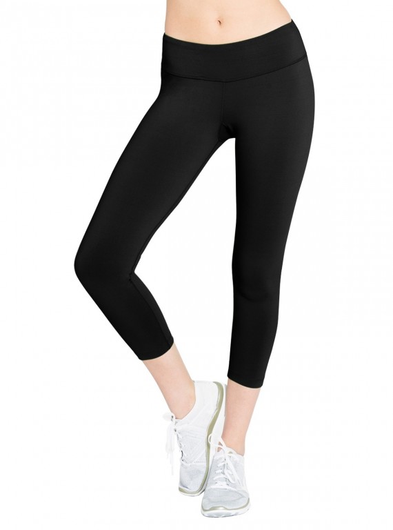 Womens Black Capri Boer and Fitch - 6