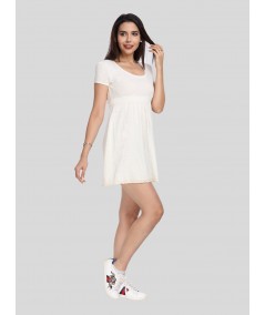 Ecru Edge Lace Scattered Dress Boer and Fitch - 3