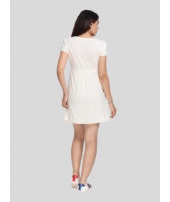 Ecru Edge Lace Scattered Dress Boer and Fitch - 4
