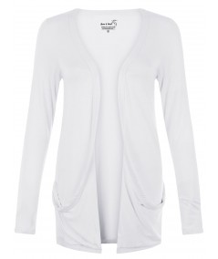 White Slub Shrug Boer and Fitch - 2
