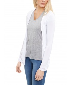 White Slub Shrug Boer and Fitch - 5