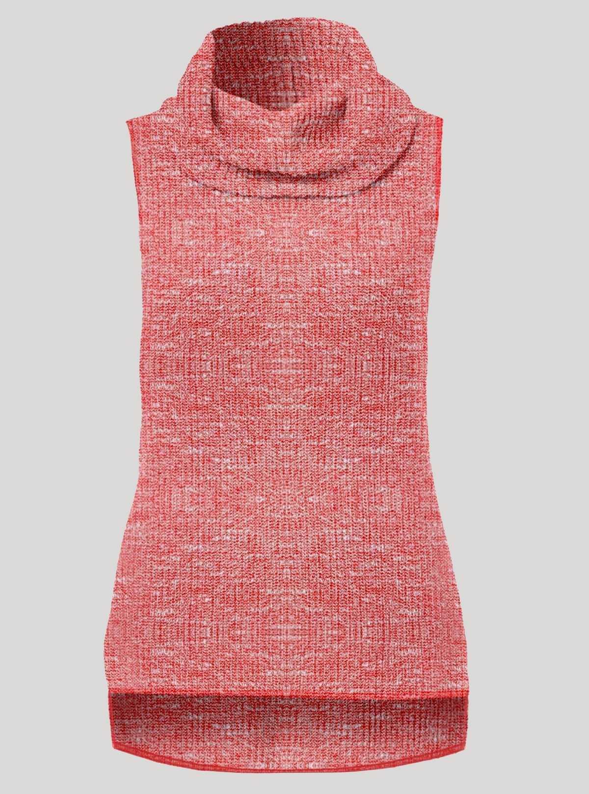 Pink Durby Knit High Neck Top Boer and Fitch - 1