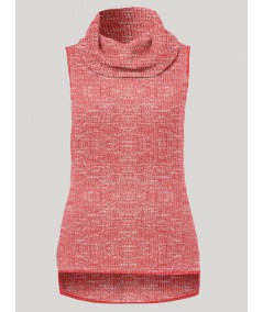 Pink Durby Knit High Neck Top Boer and Fitch - 1