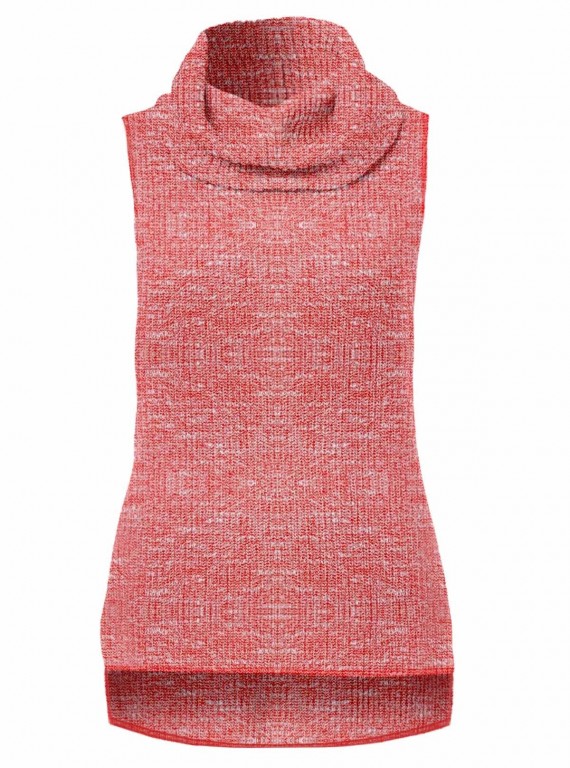 Pink Durby Knit High Neck Top Boer and Fitch - 2