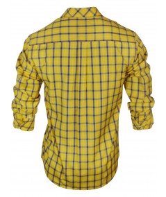 Regular Fit - Yellow Check Casual Shirt Boer and Fitch - 3