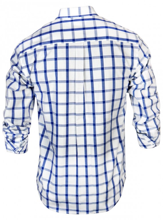 Regular Fit - Ink Blue Check Casual Shirt Boer and Fitch - 3