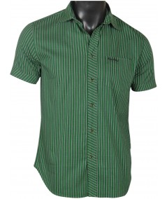 Slim Fit - Green Stripes Shirt Boer and Fitch - 1