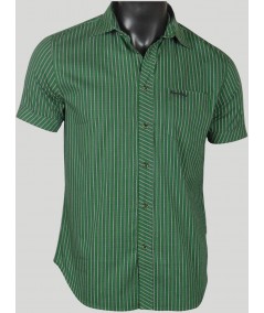 Slim Fit - Green Stripes Shirt Boer and Fitch - 2