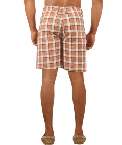 Brown broad check shorts Boer and Fitch - 4