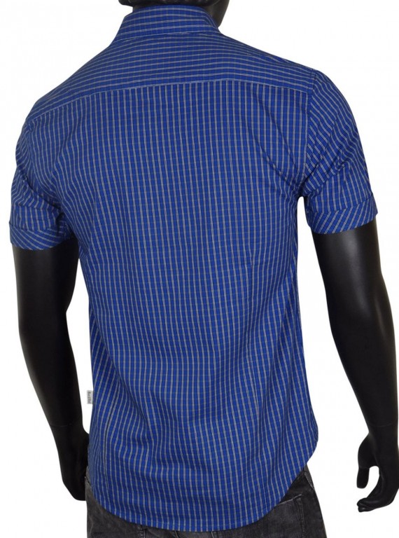 Slim Fit - Blue yellow stripped Shirt Boer and Fitch - 4