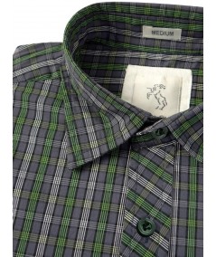 Slim Fit - Green Casual Shirt Boer and Fitch - 4