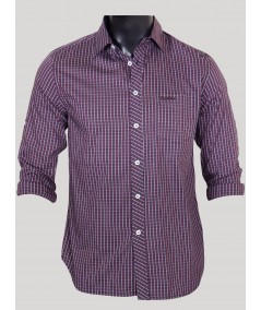 Slim Fit - Plum Long Sleeve Shirt Boer and Fitch - 1