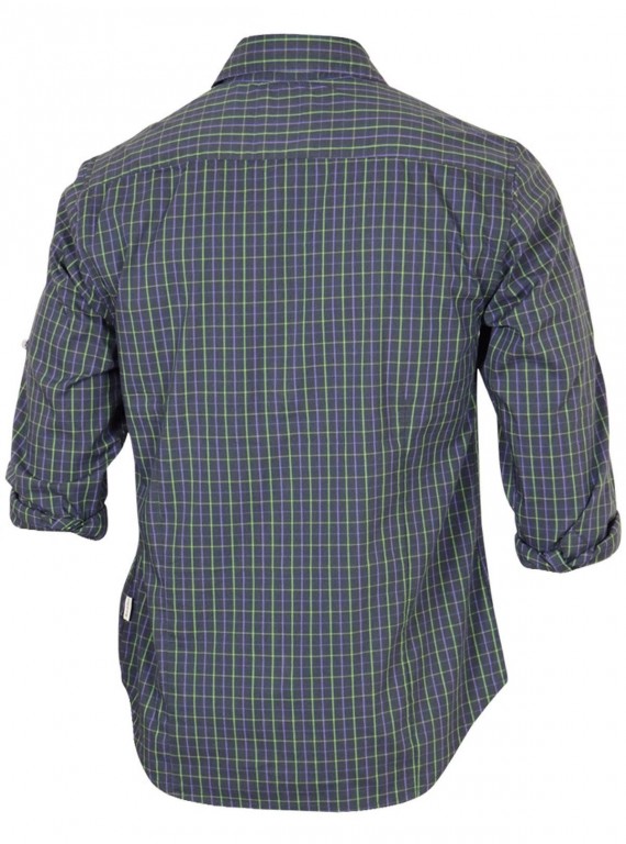 Slim fit - Green Full Sleeve Shirt Boer and Fitch - 4
