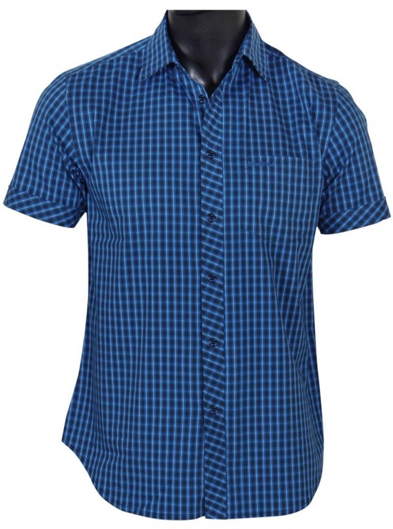 Slim Fit - Ink Blue Casual Shirt Boer and Fitch - 2