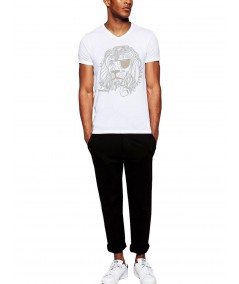 White Lion Print Tshirt Boer and Fitch - 3