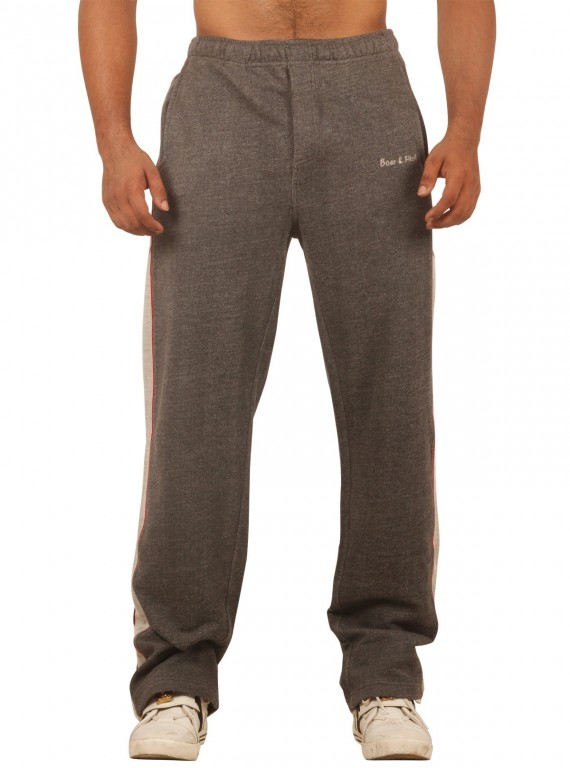 Charcol Melange Track Pants Boer and Fitch - 3