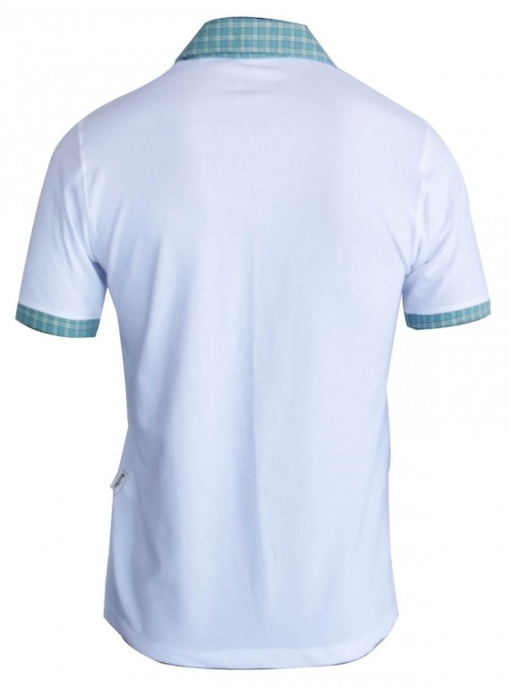 White Mint Collar Polo TShirt Boer and Fitch - 3