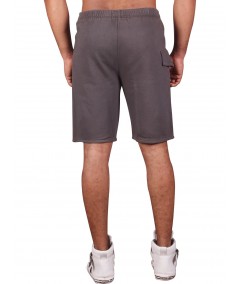 Grey Printed Fleece Shorts Boer and Fitch - 3