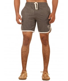 Charcol Melange Shorts with Piping Boer and Fitch - 2