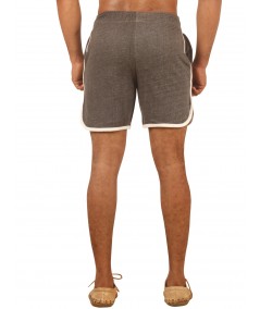 Charcol Melange Shorts with Piping Boer and Fitch - 3