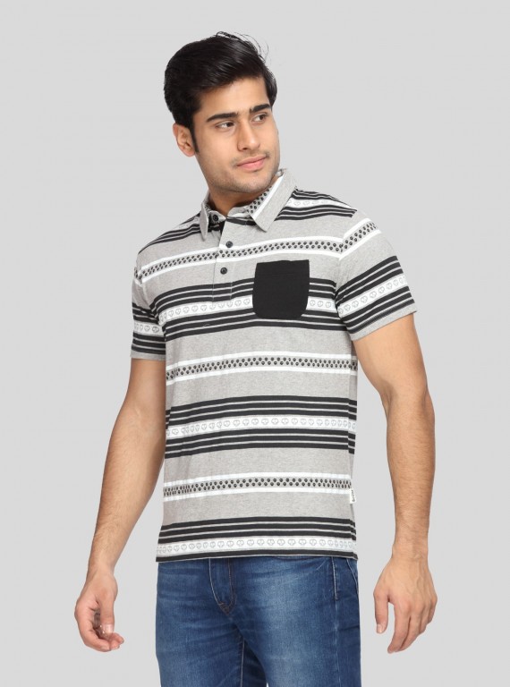 Devil Print Polo Tshirt Boer and Fitch - 2