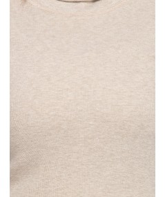 Beige Turtle Neck Top Boer and Fitch - 5