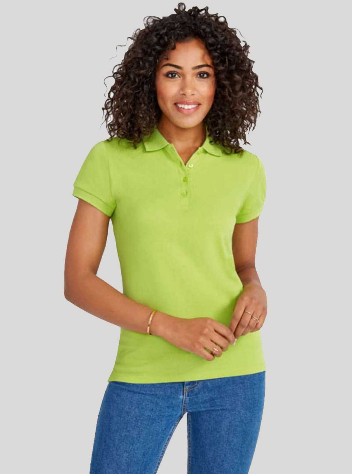 Green pique polo tshirt Boer and Fitch - 1