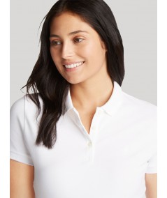 White pique polo tshirt Boer and Fitch - 3