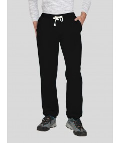 Black Cuffed Fleece Jogger Boer and Fitch - 3